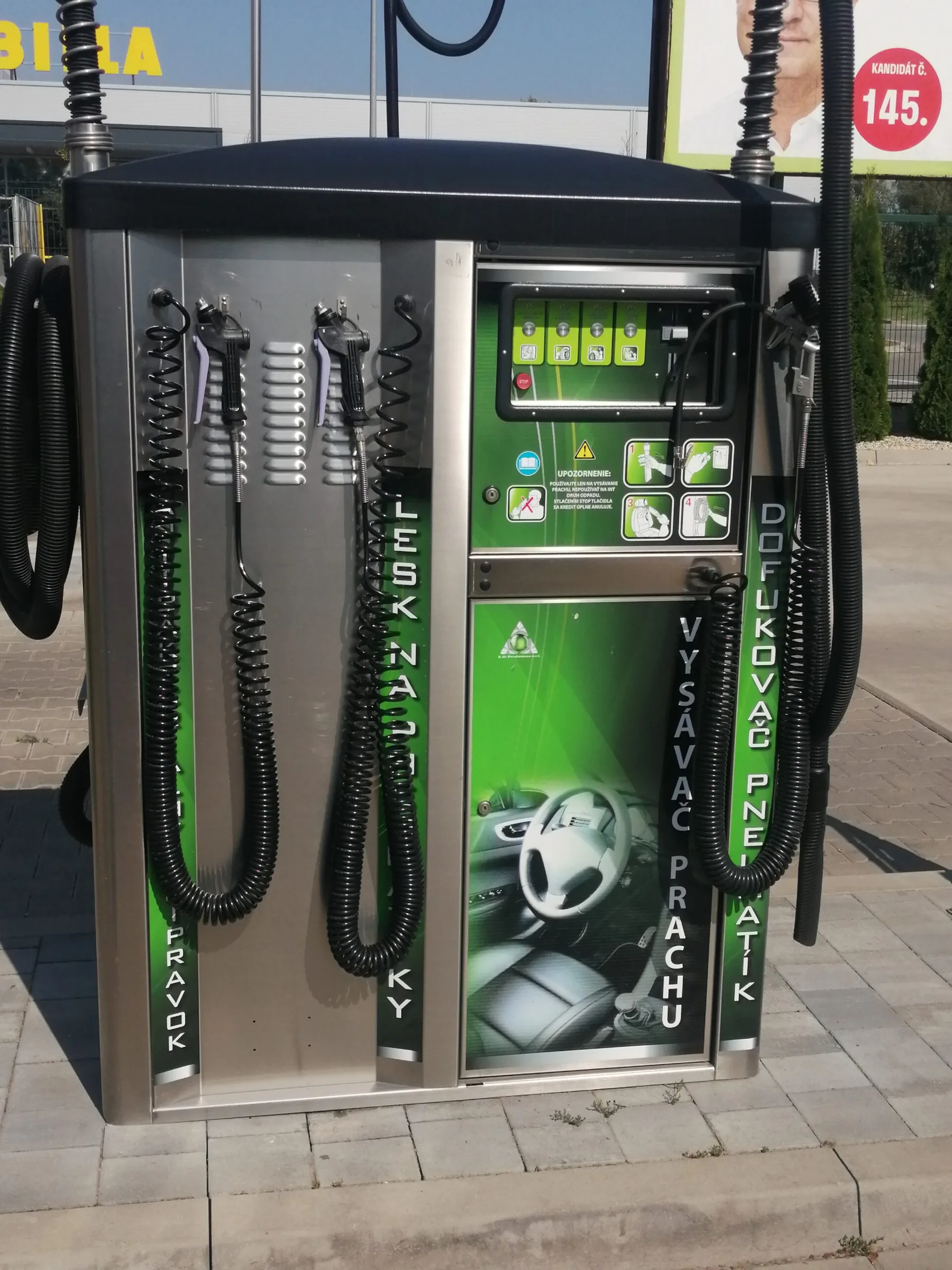 Terminál samoobslužného boxu AUTOLINE